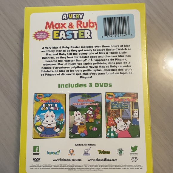 NEW Max & Ruby Easter DVD set - Picture 3 of 4